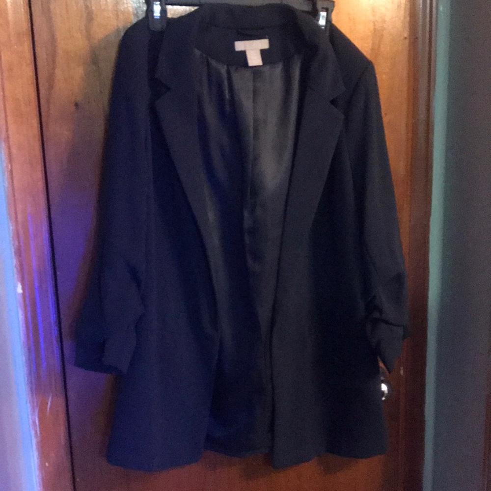 Navy blue. H&M blazer. Size 10